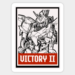 victory ii Sticker